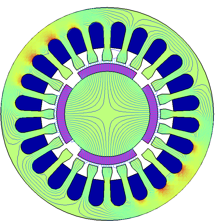 Image of Motor Field Lines